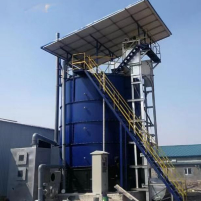 畜禽粪便发酵处理机、料塔称重系统、室外主料线、镀锌板料塔、蝴蝶拢风筒风机、风机、一高两低自动产蛋箱以及环控器